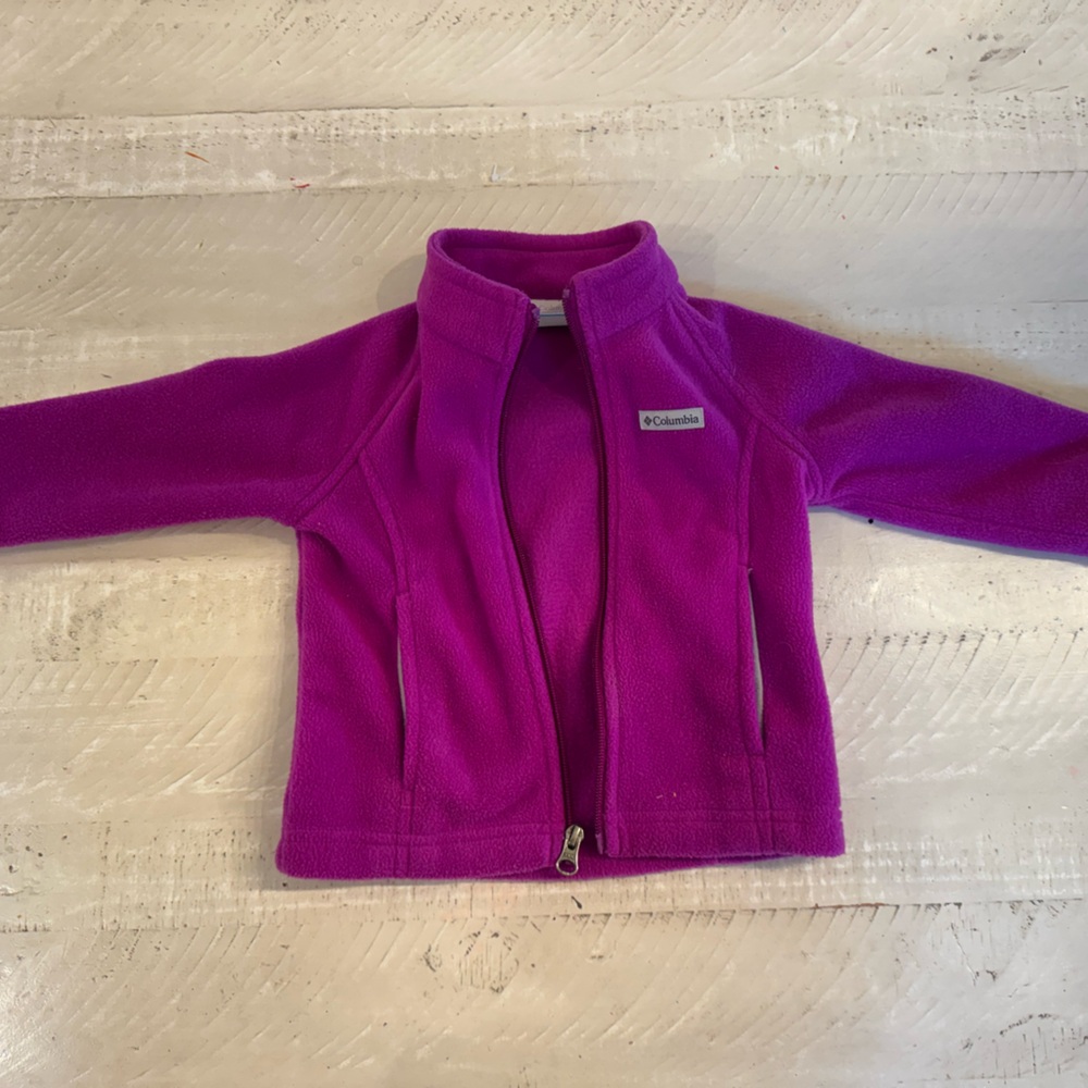 Columbia Magenta Fleece Jacket